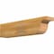 Ekena Millwork Del Monte Rough Sawn Rafter Tail, Western Red Cedar, 6"W x 8"H x 36"L RFT06X08X36DEL00RWR - alternate 1
